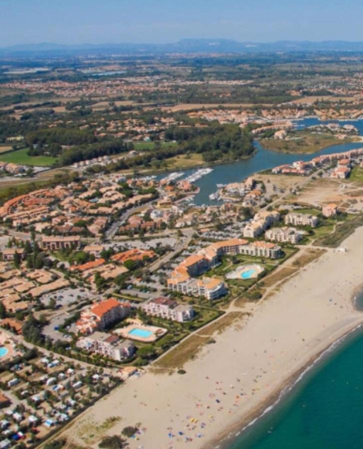 Appartement Rez de jardin + terrasse piscine et accès direct plage  à Saint-Cyprien  Extérieur photo